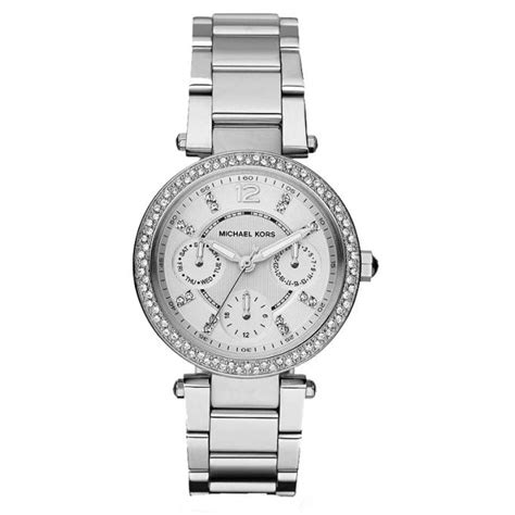 montre michael kors femme argent pas cher|michael kors watch for female.